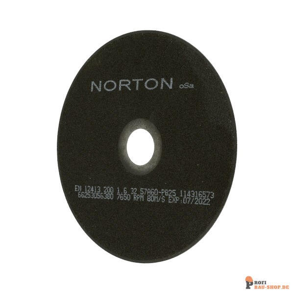 nortonschleifmittel/NORTON_schleifmittel_66253056380 Flat cutting off wheel Non-Reinforced Cut-Off-Norton NRCO-200x1.6x32-57A60PB25_169234
